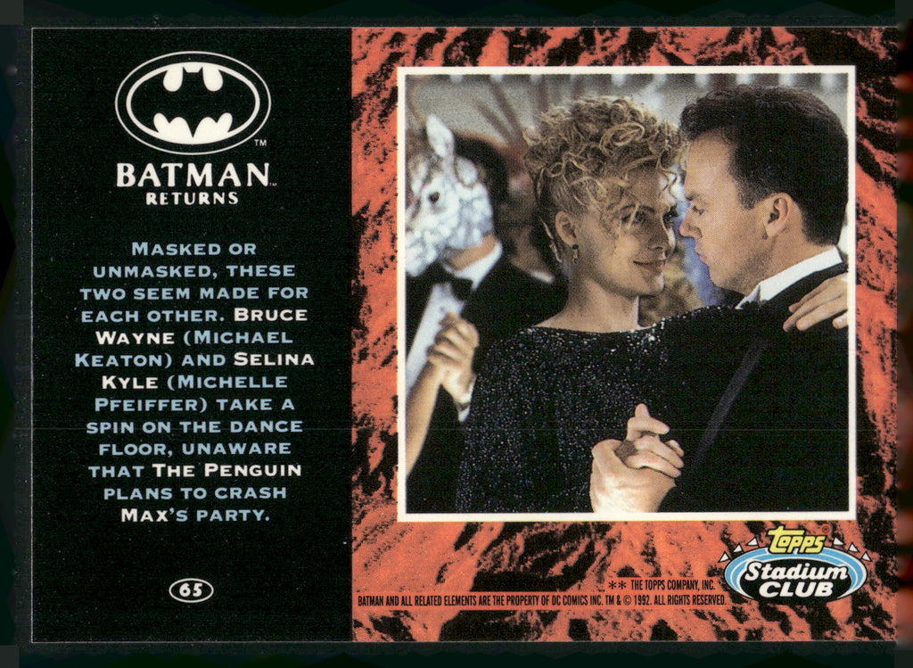 1992 Stadium Club Batman Returns #65
