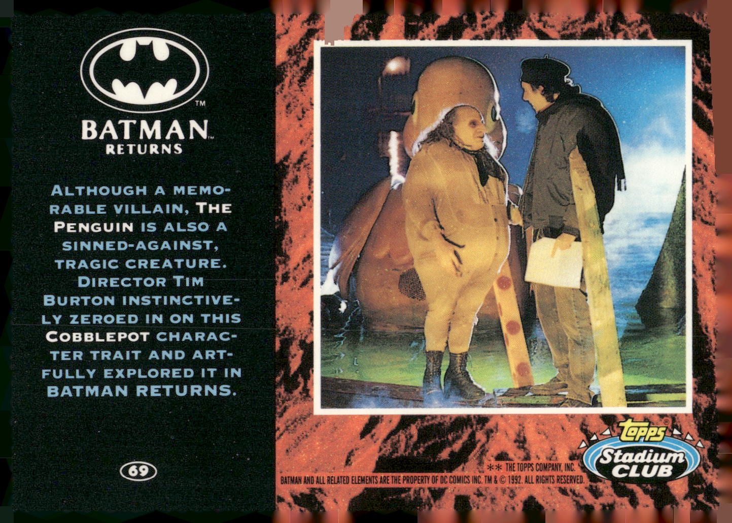 1992 Stadium Club Batman Returns #69 Penguin