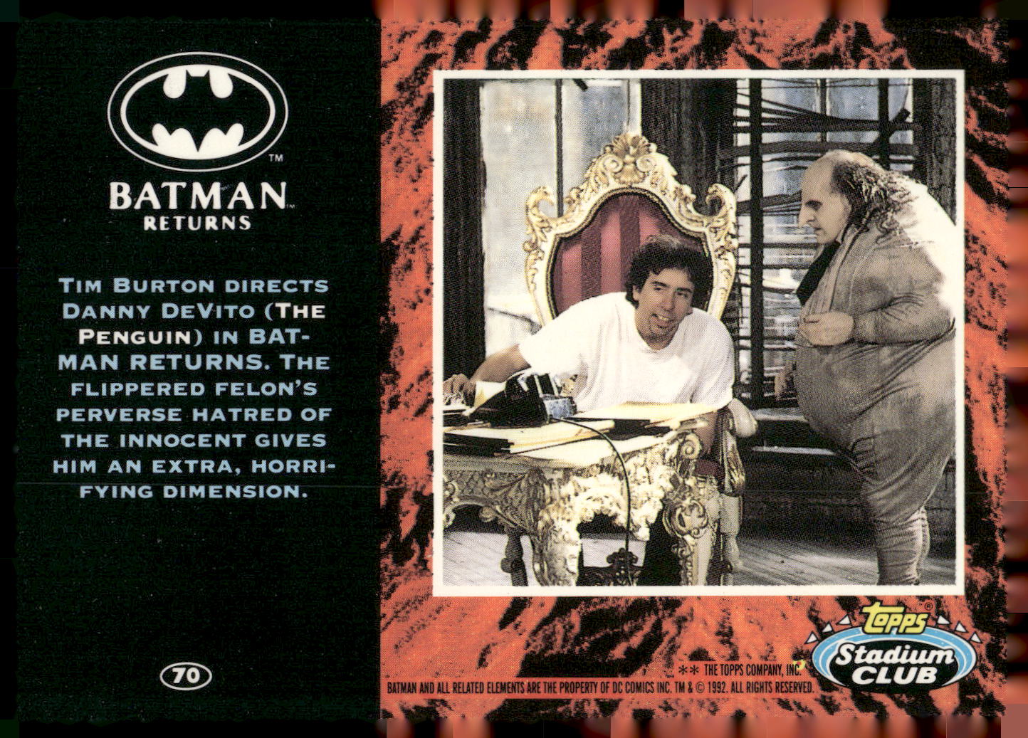 1992 Stadium Club Batman Returns #70 Penguin