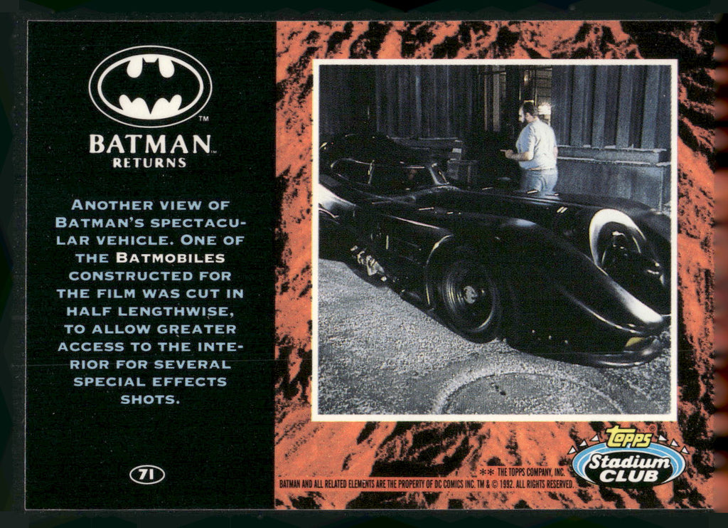 1992 Stadium Club Batman Returns #71