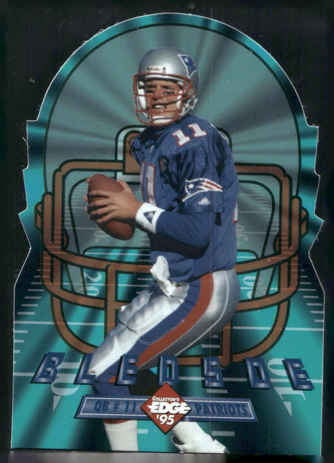1995 Collector's Edge Instant Replay #2 Drew Bledsoe EdgeTech Die Cuts