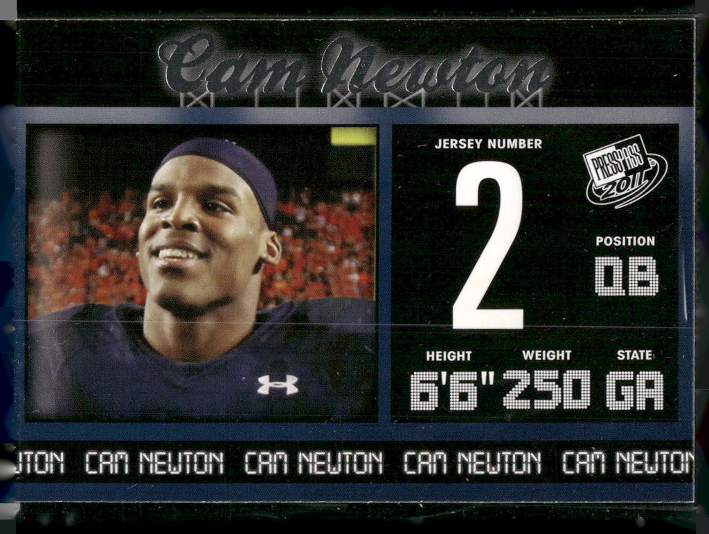 2011 Press Pass #6 Cam Newton