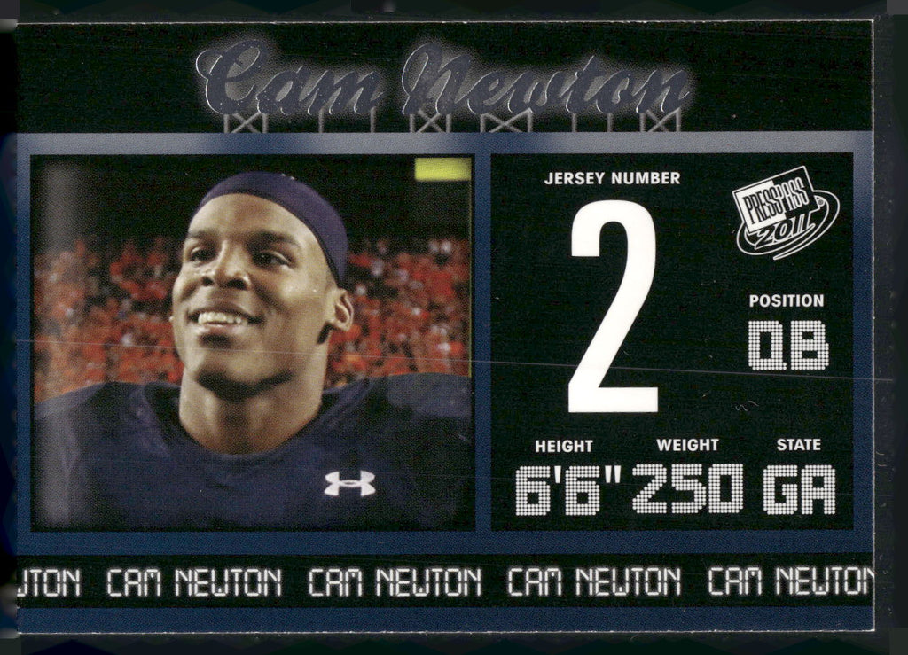 2011 Press Pass #6 Cam Newton