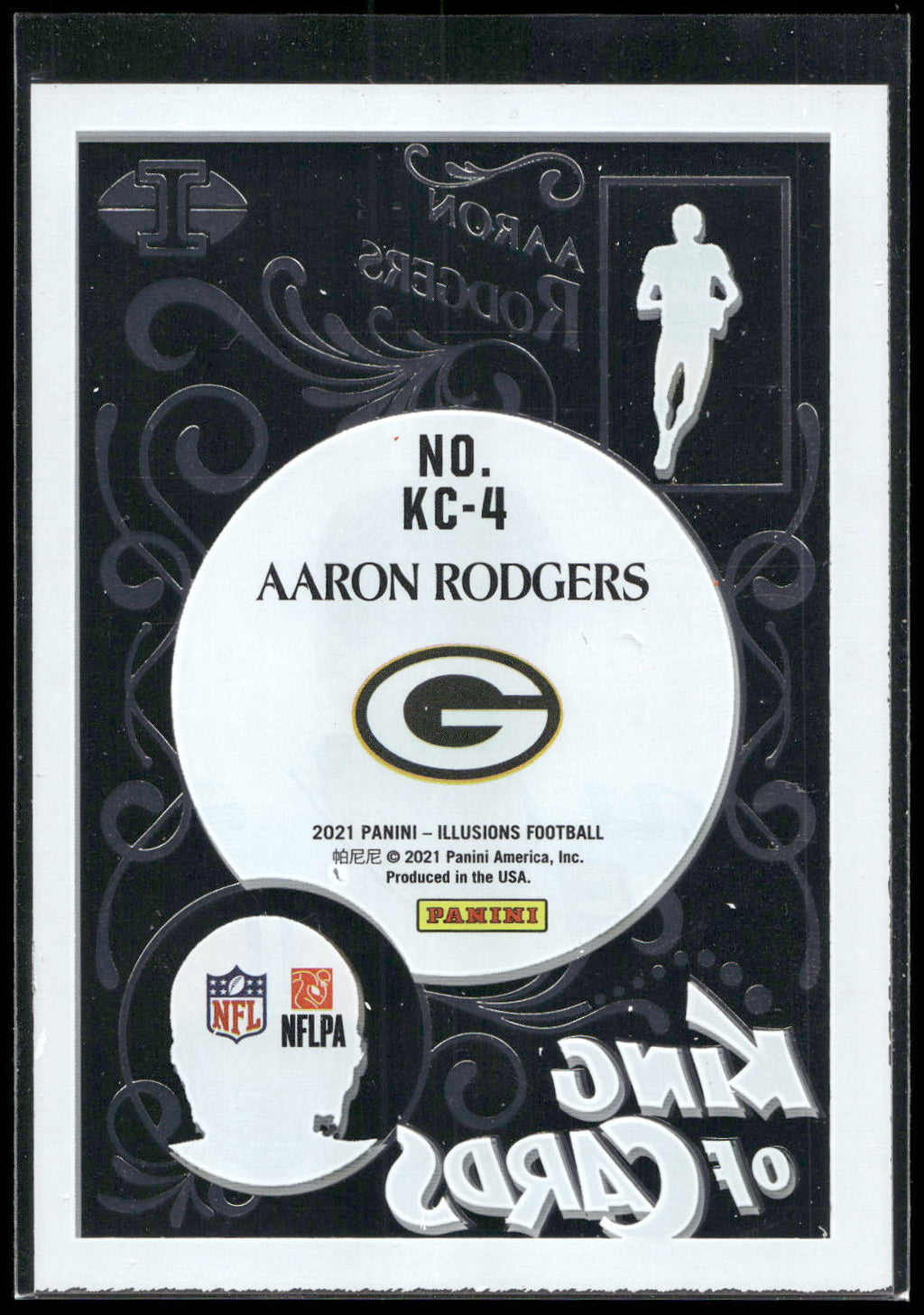 2021 Panini Illusions #KC-4 Aaron Rodgers King of Cards