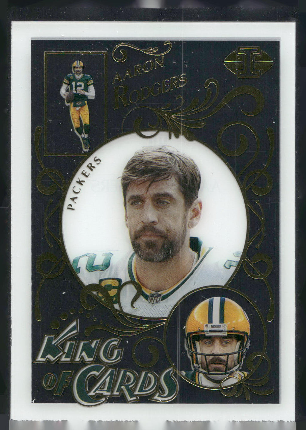 2021 Panini Illusions #KC-4 Aaron Rodgers King of Cards