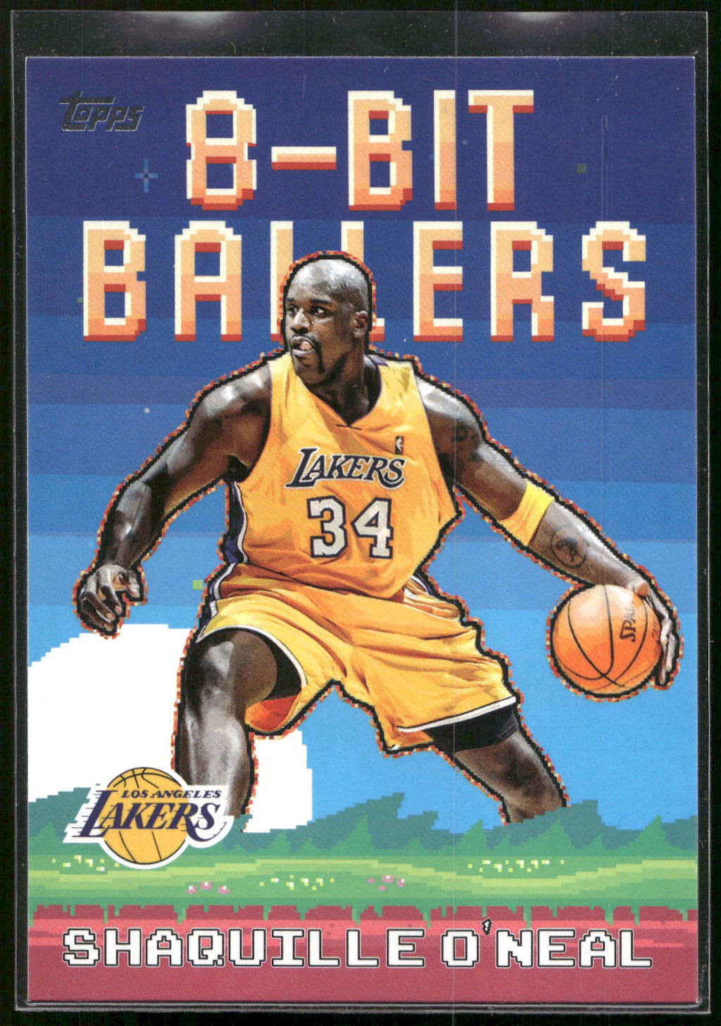 2025-26 Topps #8B-21 Shaquille O'Neal 8-Bit Ballers