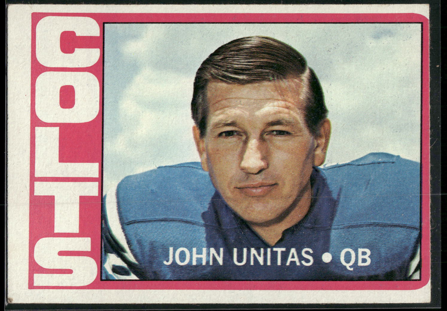 1972 Topps #165 John Unitas