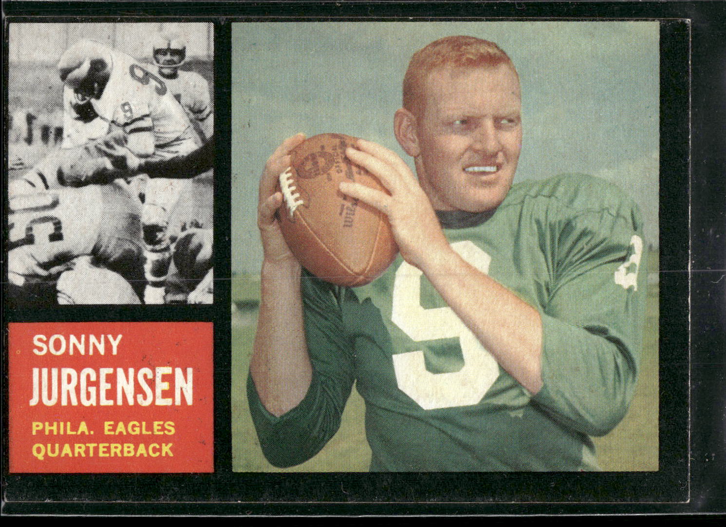 1962 Topps #115 Sonny Jurgensen