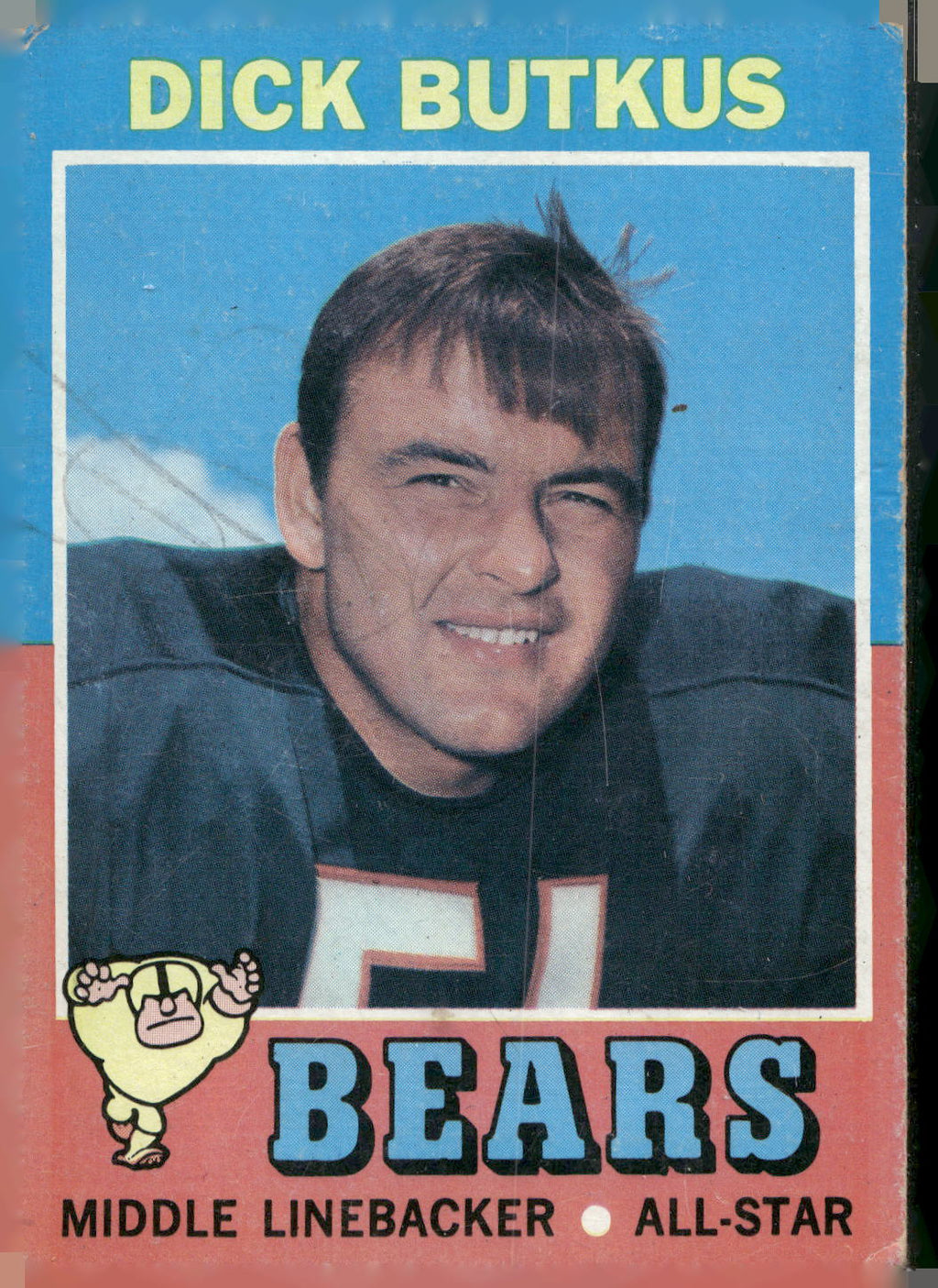 1971 Topps #25 Dick Butkus