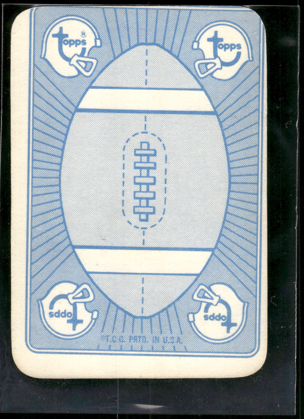 1971 Topps #51 Sonny Jurgensen Game Inserts