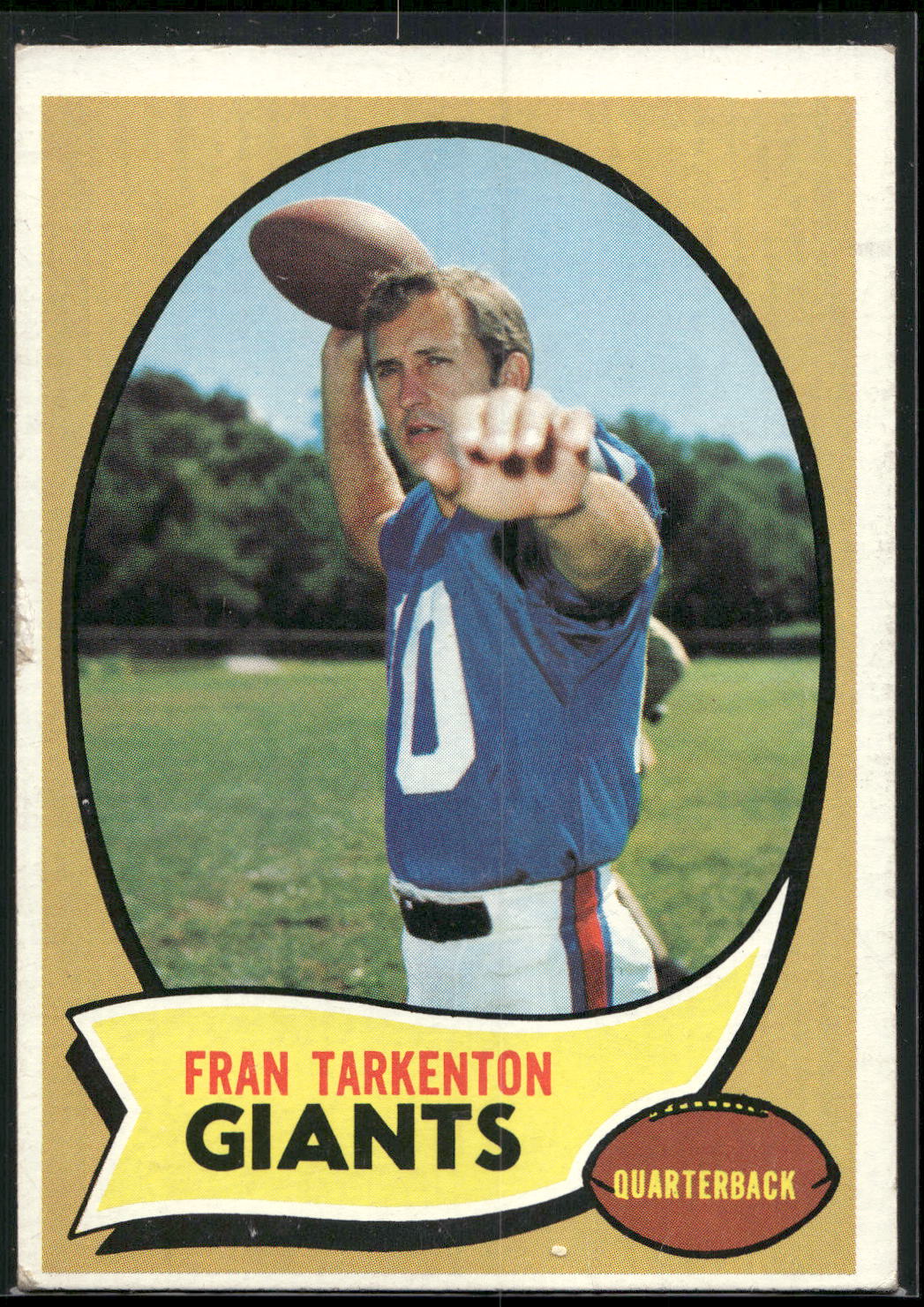 1970 Topps #80 Fran Tarkenton