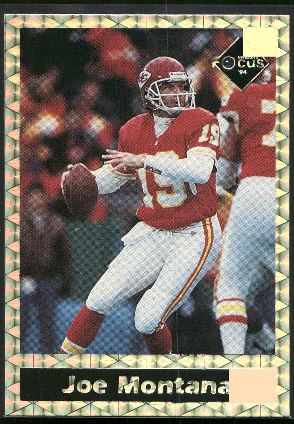 1994 Investor's Focus Investment Picks (unlicensed) #11 Joe Montana