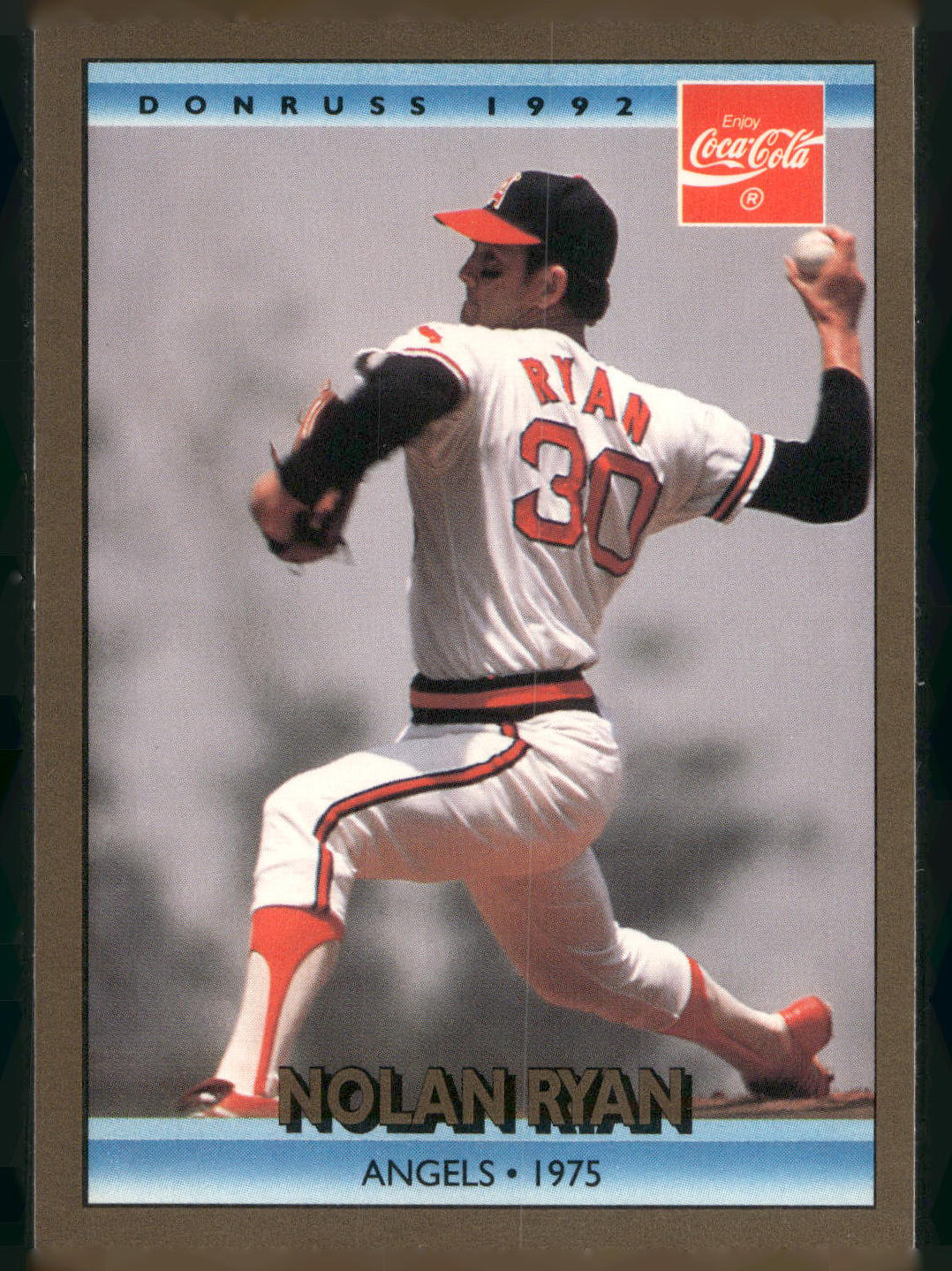 1992 Donruss Coca-Cola Nolan Ryan #9 Nolan Ryan