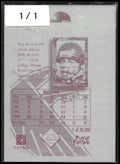 1996 Collector's Edge President's Reserve Blank Front Proof #7 J.J. Birden