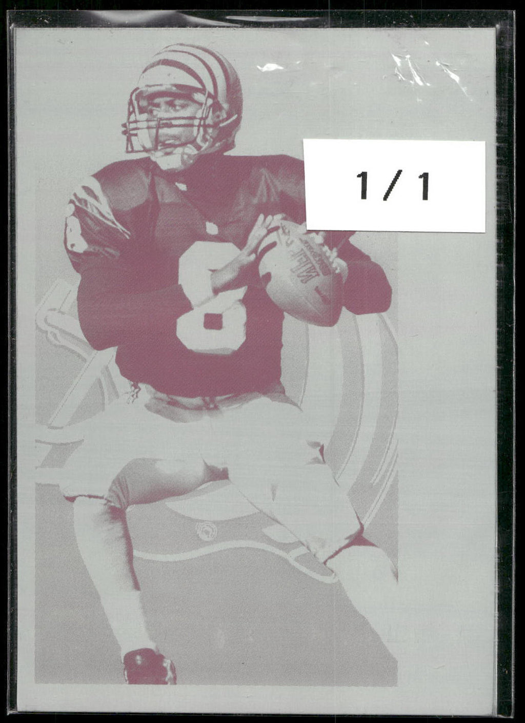 1995 Collector's Edge Blank Back Proof #37 Jeff Blake