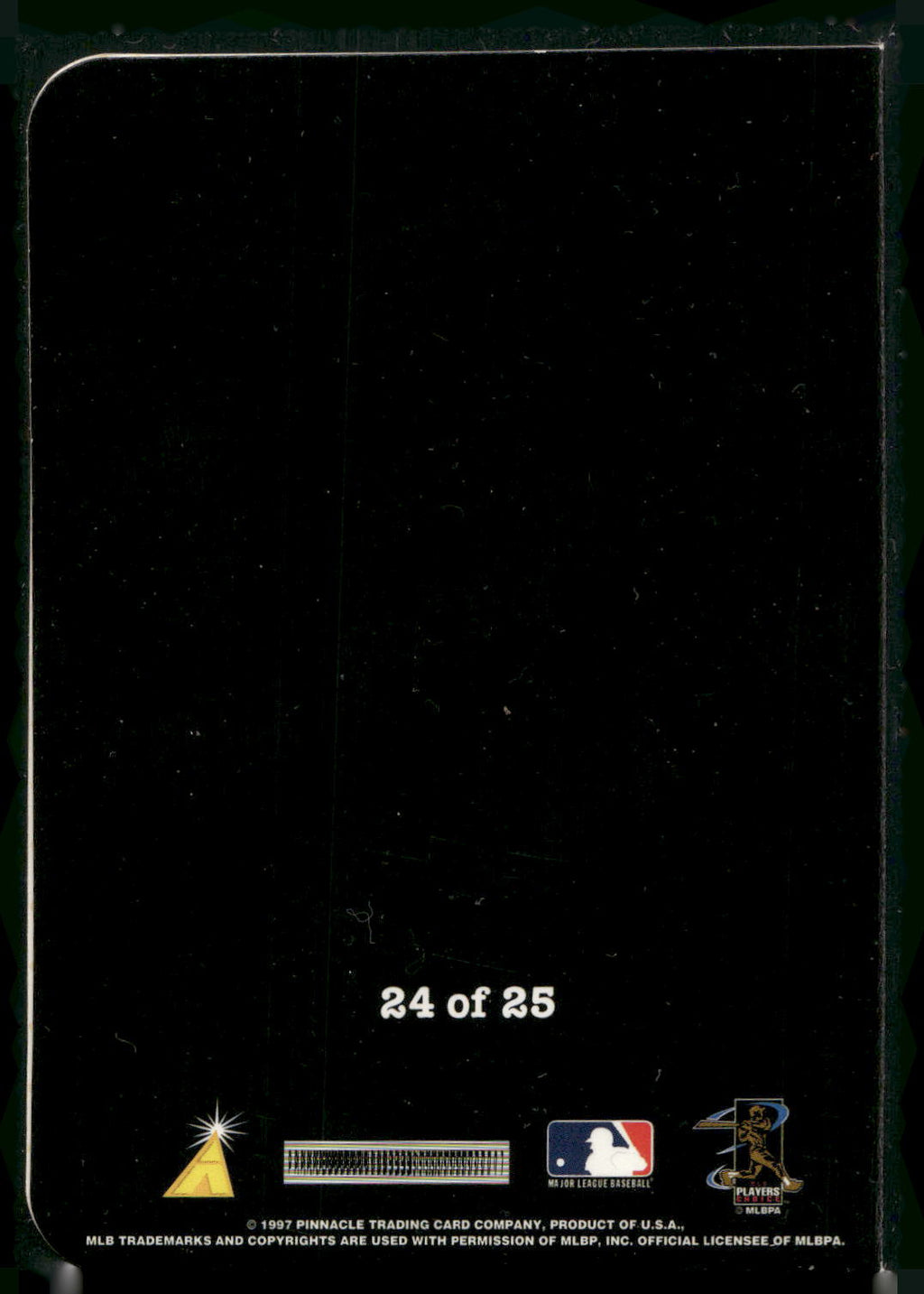 1997 Pinnacle #24 Larry Walker Passport to the Majors