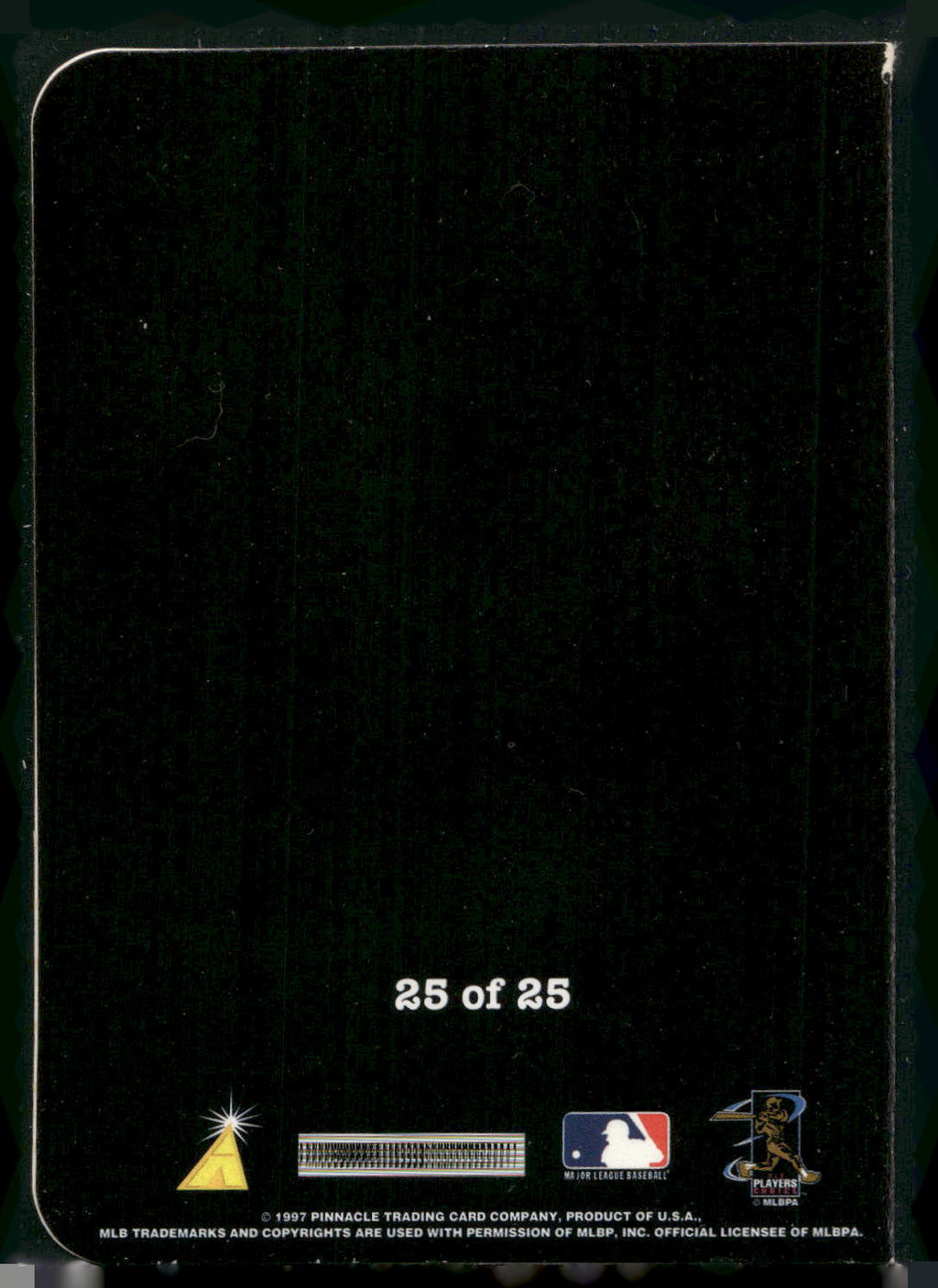 1997 Pinnacle #25 Ruben Rivera Passport to the Majors