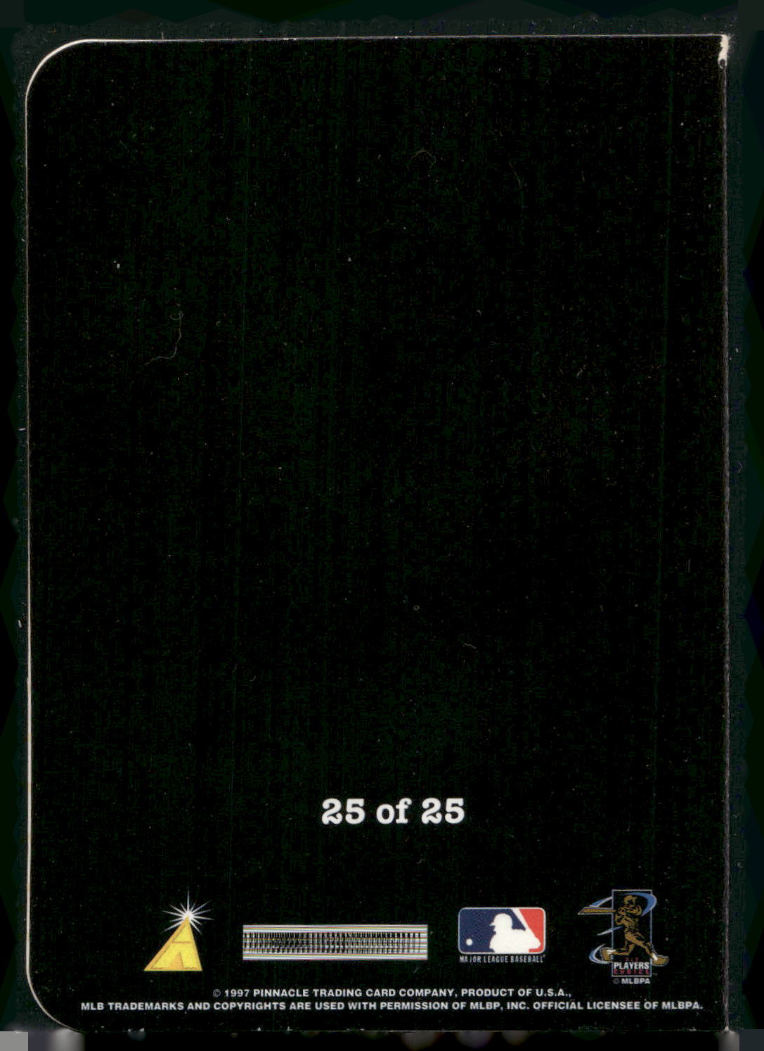 1997 Pinnacle #25 Ruben Rivera Passport to the Majors