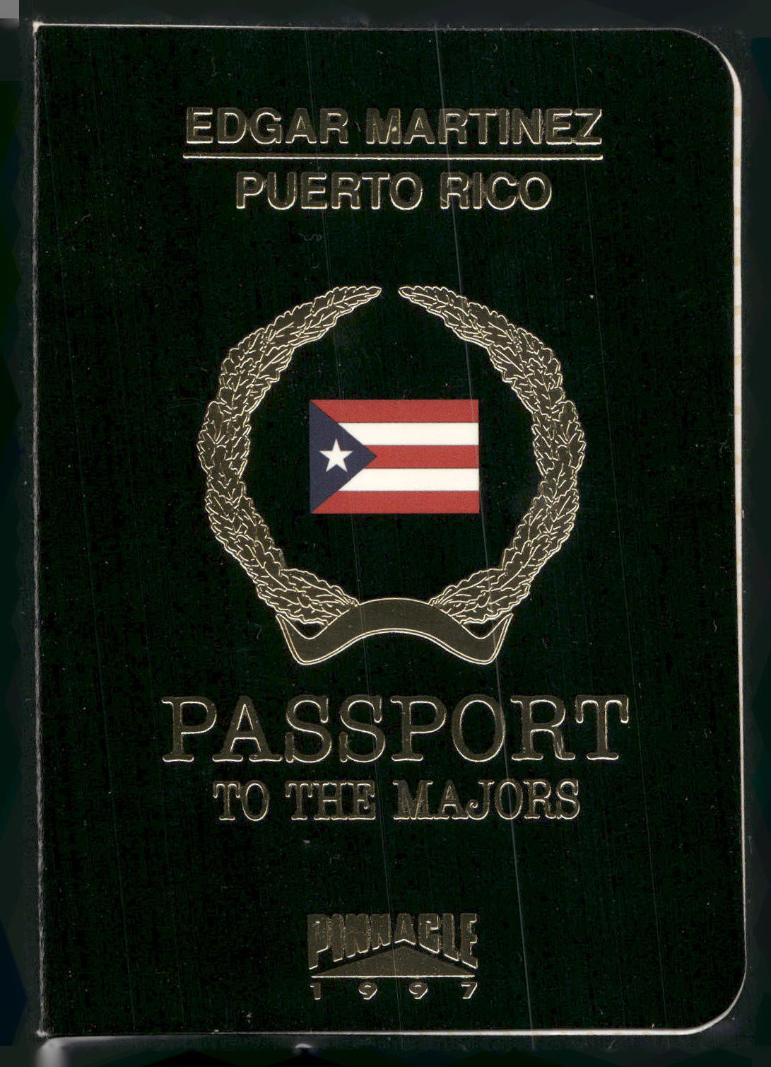 1997 Pinnacle #10 Edgar Martinez Passport to the Majors