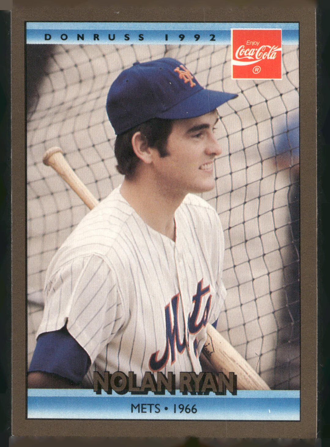 1992 Donruss Coca-Cola Nolan Ryan #1 Nolan Ryan