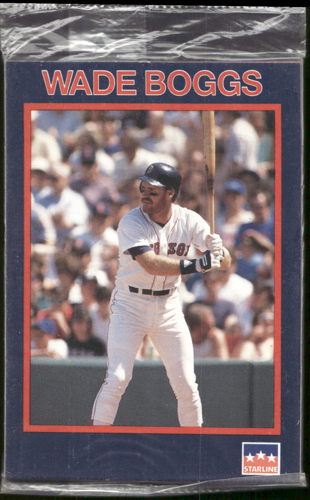 1990 Starline Long John Silver Sealed Set # 2 card #6 Wade Boggs on Front