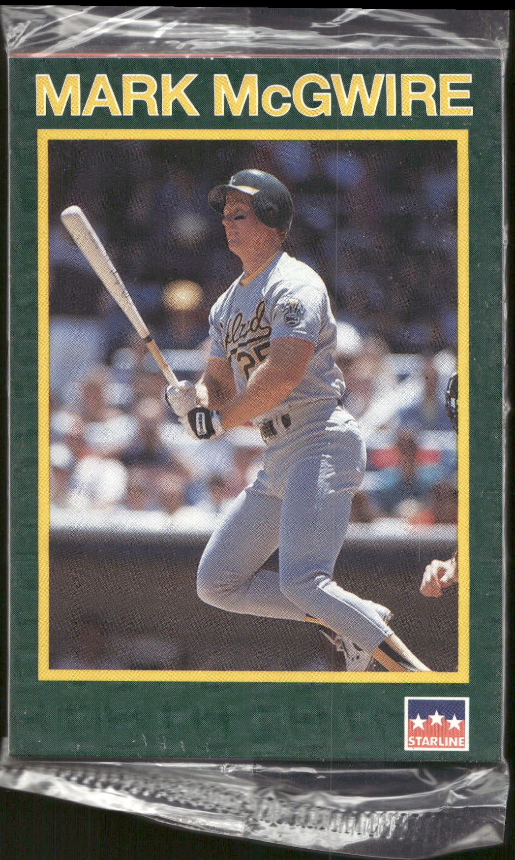 1990 Starline Long John Silver Sealed Set #3 card #11 Mark McGwire on Front