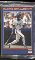 1990 Starline Long John Silver Sealed Set #5 card #21 Darryl Strawberry on Front