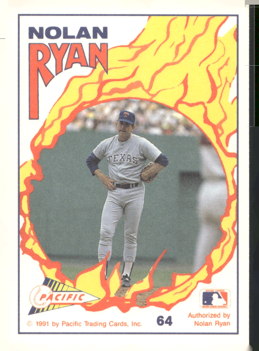 1991 Pacific Nolan Ryan Texas Express I #64 Nolan Ryan - Marlboro Card