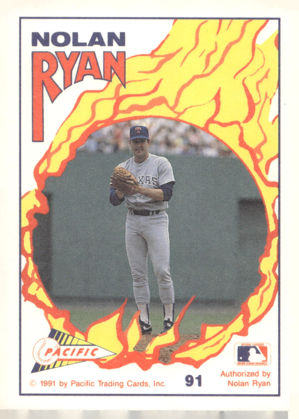 1991 Pacific Nolan Ryan Texas Express I #91 Nolan Ryan