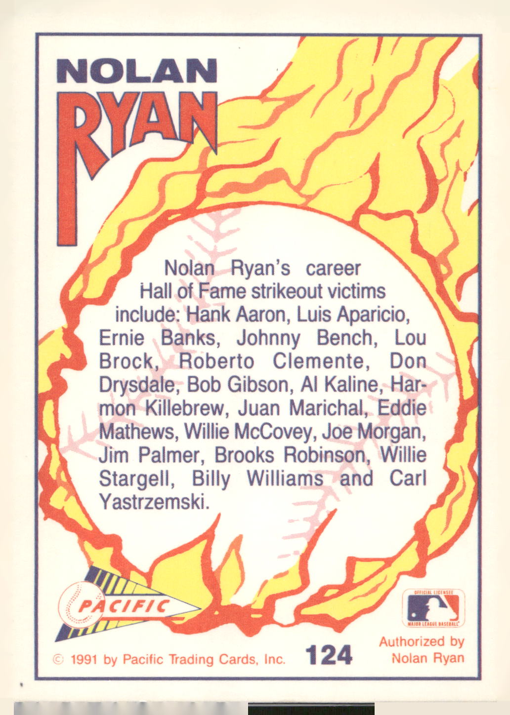 1992 Pacific Nolan Ryan Texas Express II #124 Nolan Ryan
