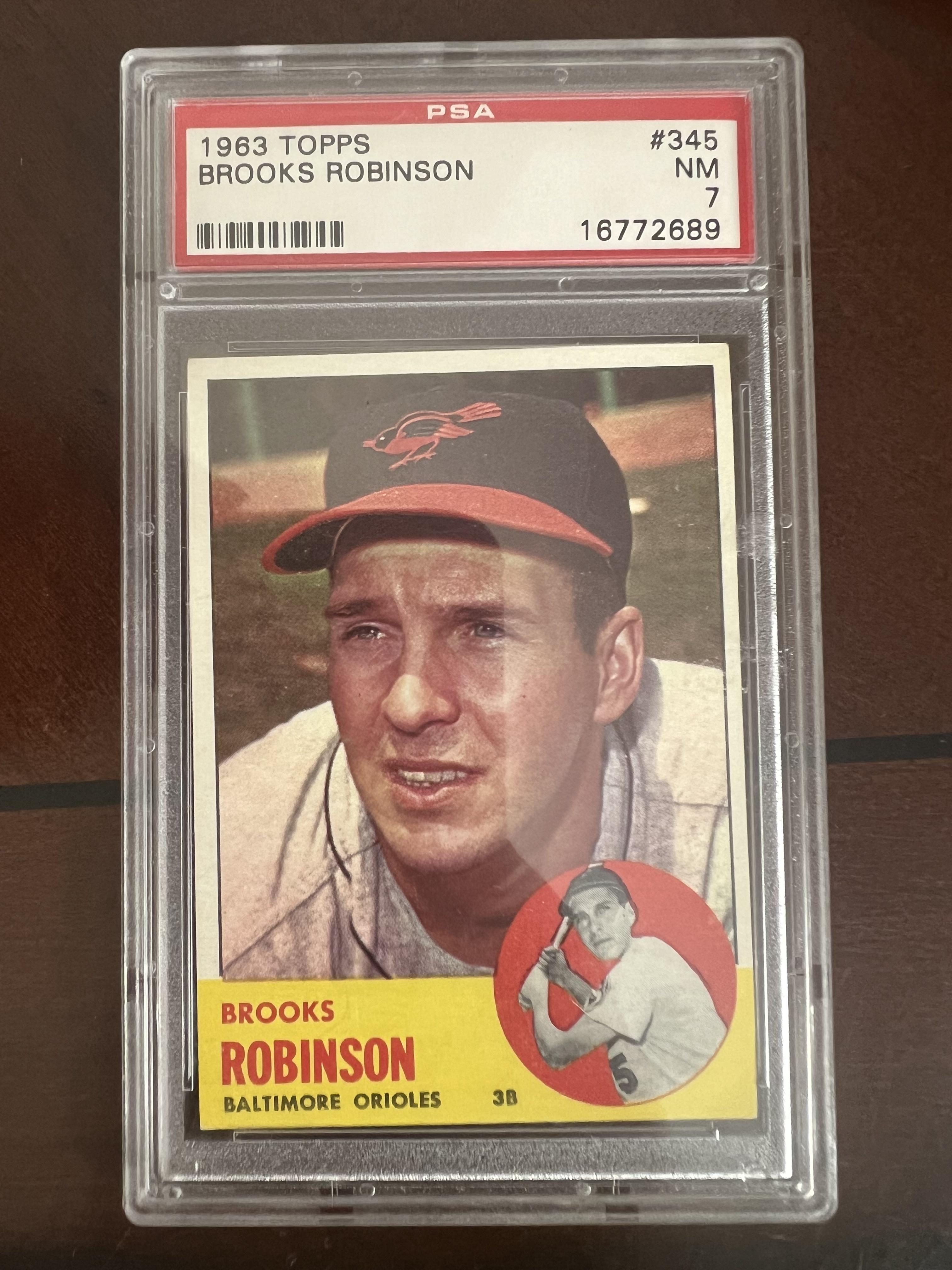1963 Topps #345 Brooks Robinson