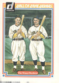 1983 Donruss Hall of Fame Heroes #22 The Waner Brothers