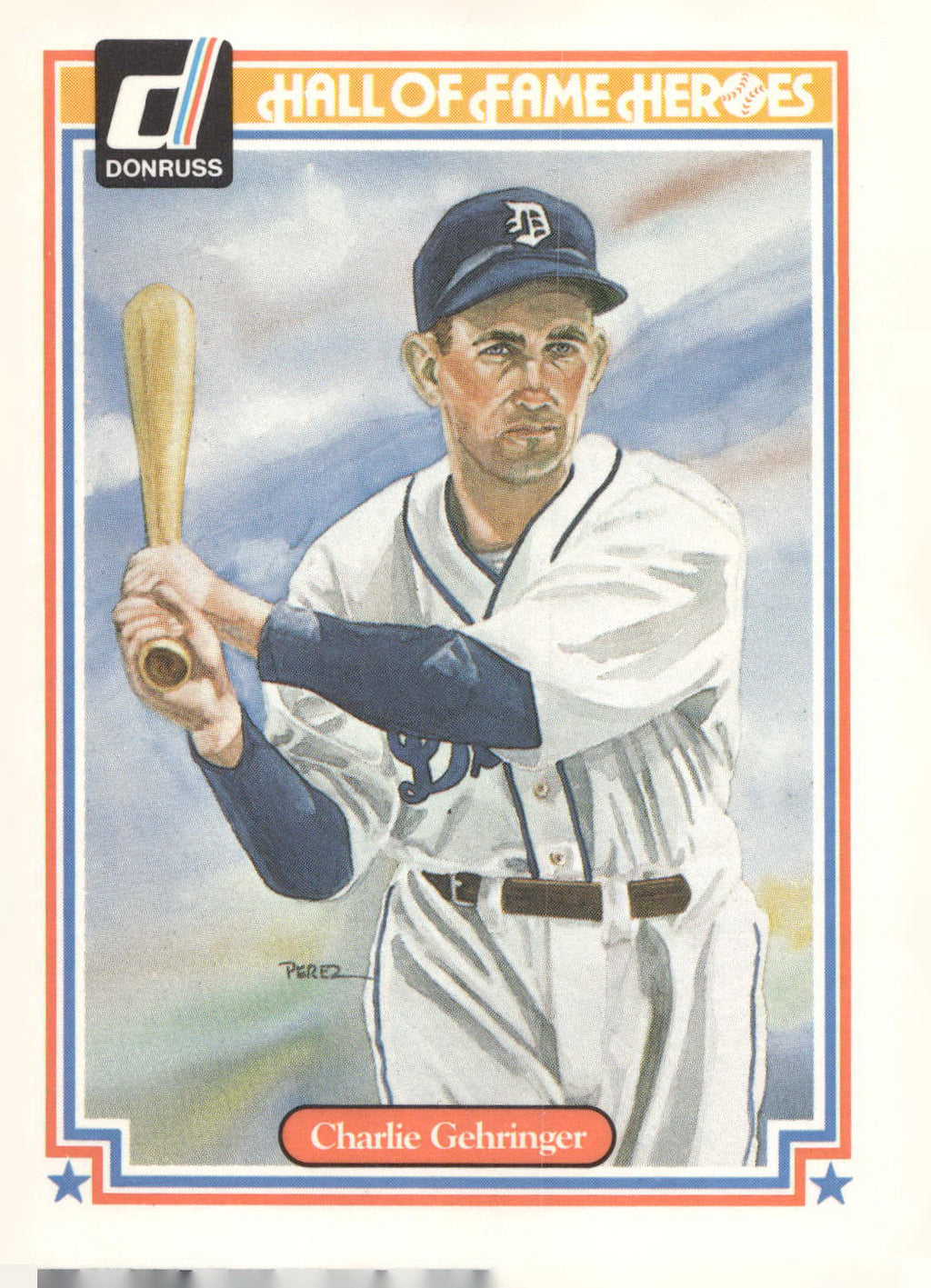 1983 Donruss Hall of Fame Heroes #28 Charlie Gehringer