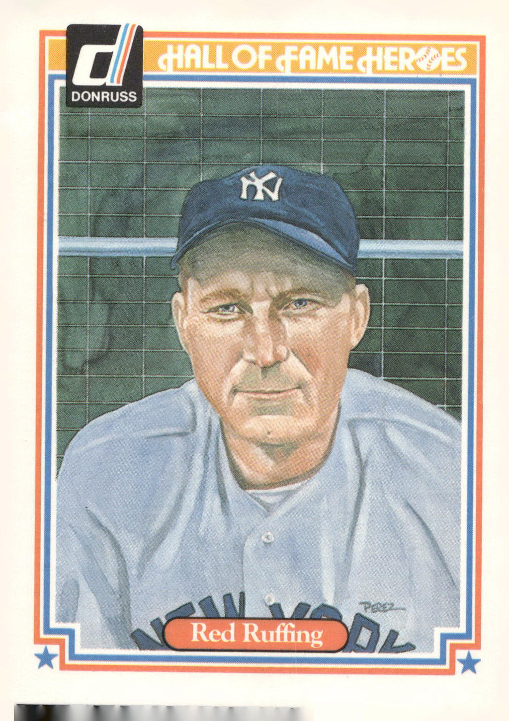 1983 Donruss Hall of Fame Heroes #31 Red Ruffing