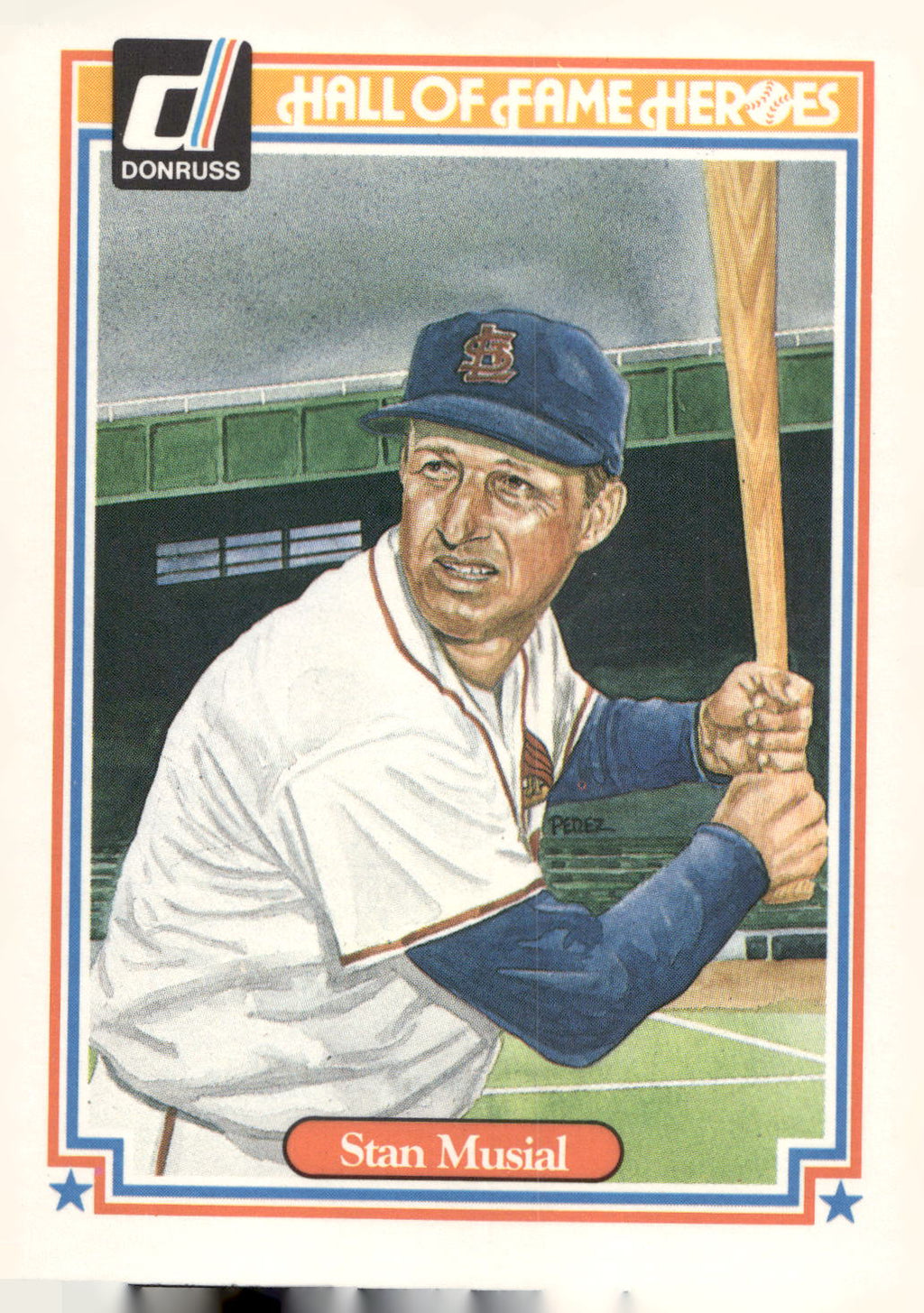 1983 Donruss Hall of Fame Heroes #32 Stan Musial