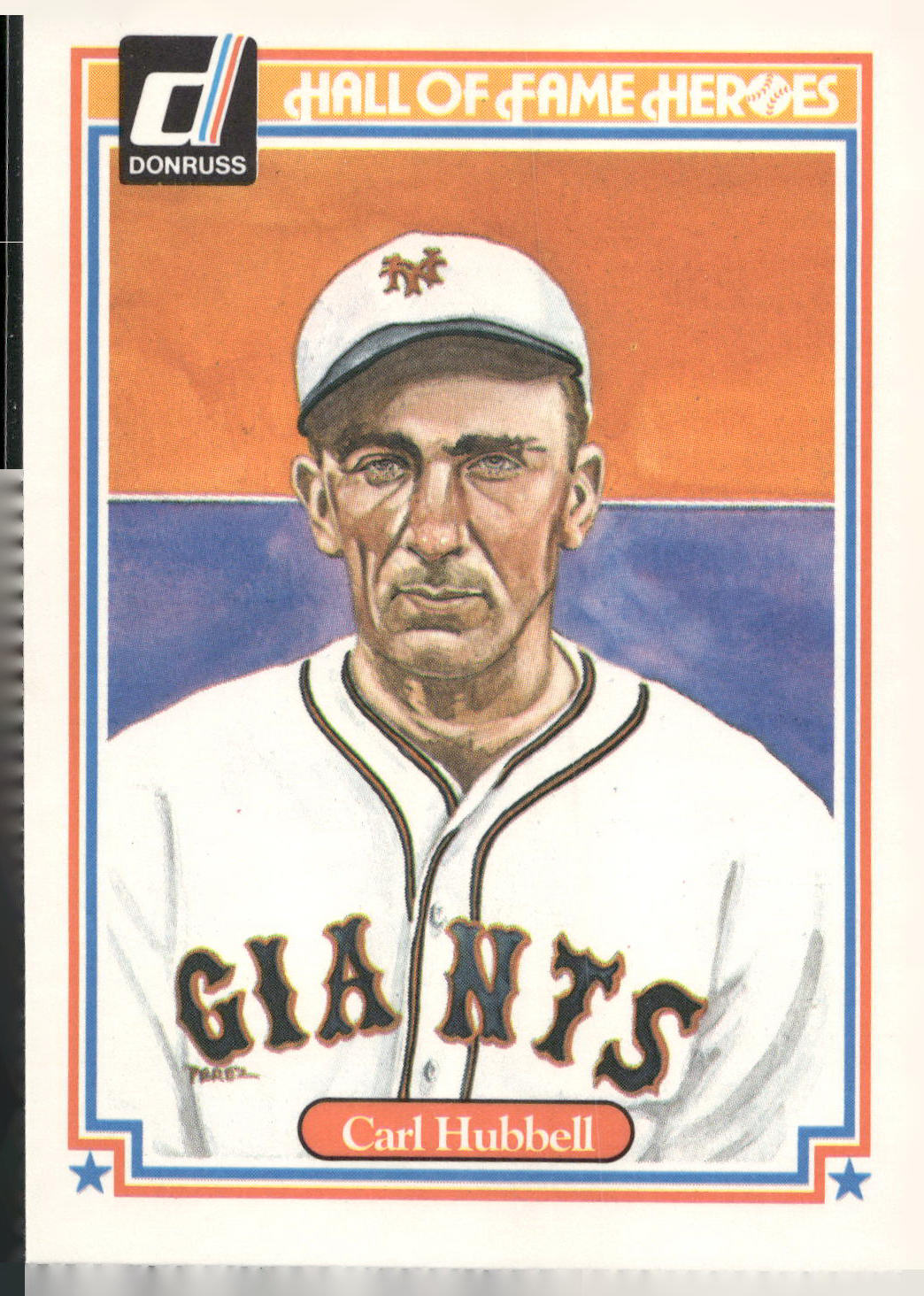 1983 Donruss Hall of Fame Heroes #33 Carl Hubbell
