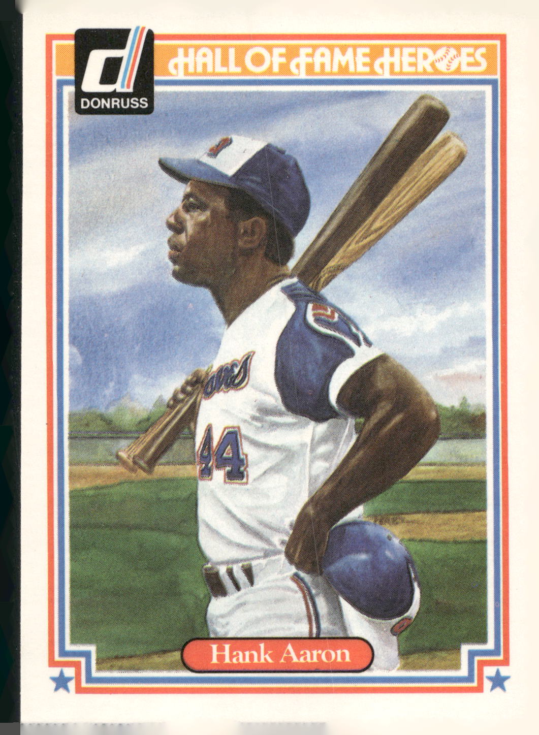 1983 Donruss Hall of Fame Heroes #34 Hank Aaron