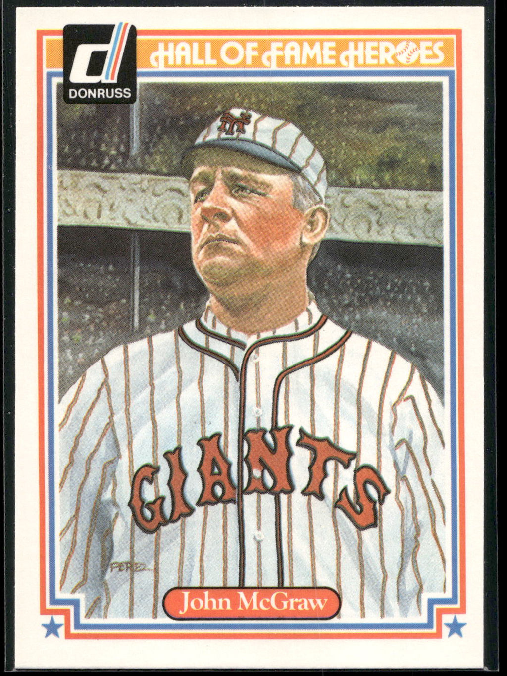 1983 Donruss Hall of Fame Heroes #35 John McGraw