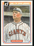 1983 Donruss Hall of Fame Heroes #35 John McGraw