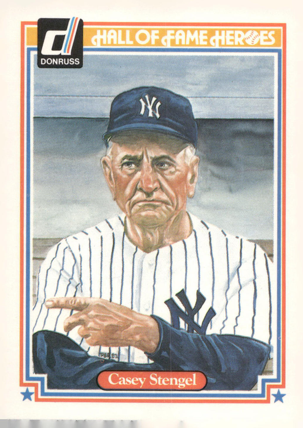 1983 Donruss Hall of Fame Heroes #37 Casey Stengel