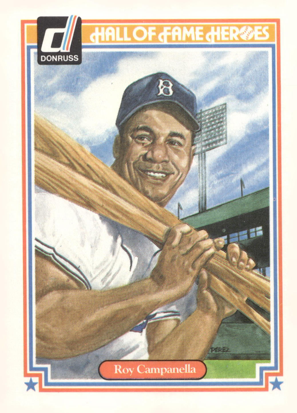1983 Donruss Hall of Fame Heroes #39 Roy Campanella