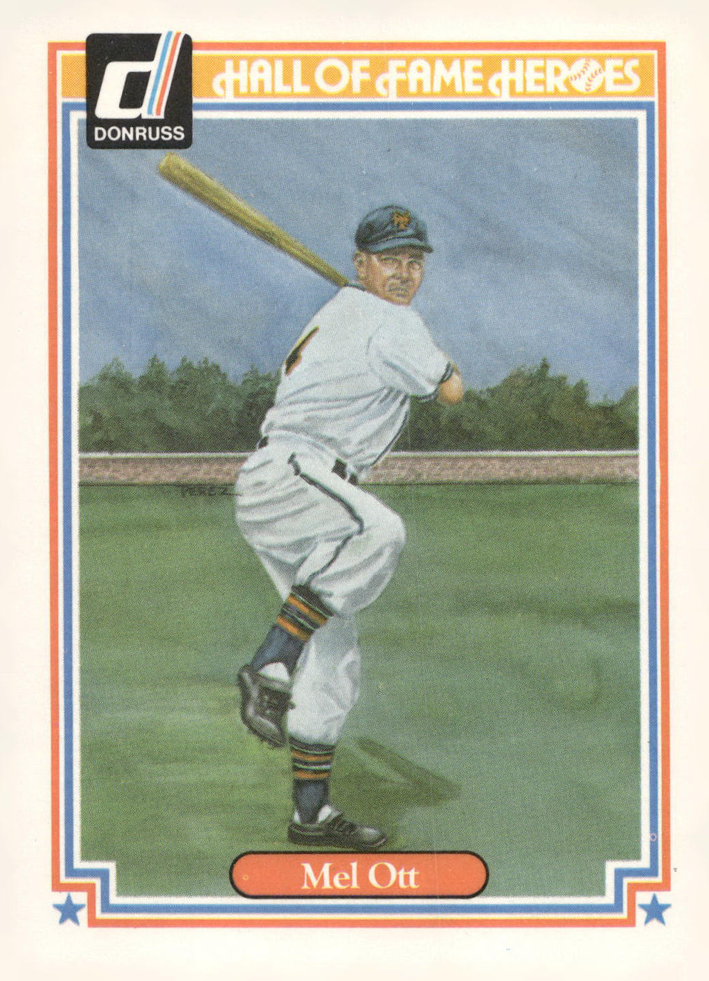 1983 Donruss Hall of Fame Heroes #40 Mel Ott