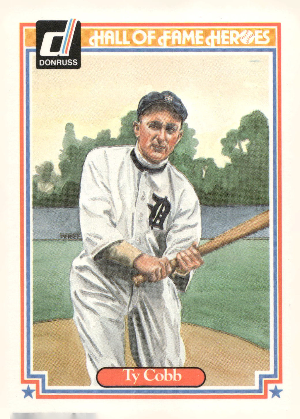1983 Donruss Hall of Fame Heroes #1 Ty Cobb