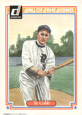 1983 Donruss Hall of Fame Heroes #1 Ty Cobb