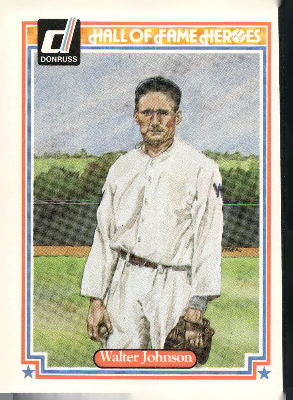 1983 Donruss Hall of Fame Heroes #2 Walter Johnson
