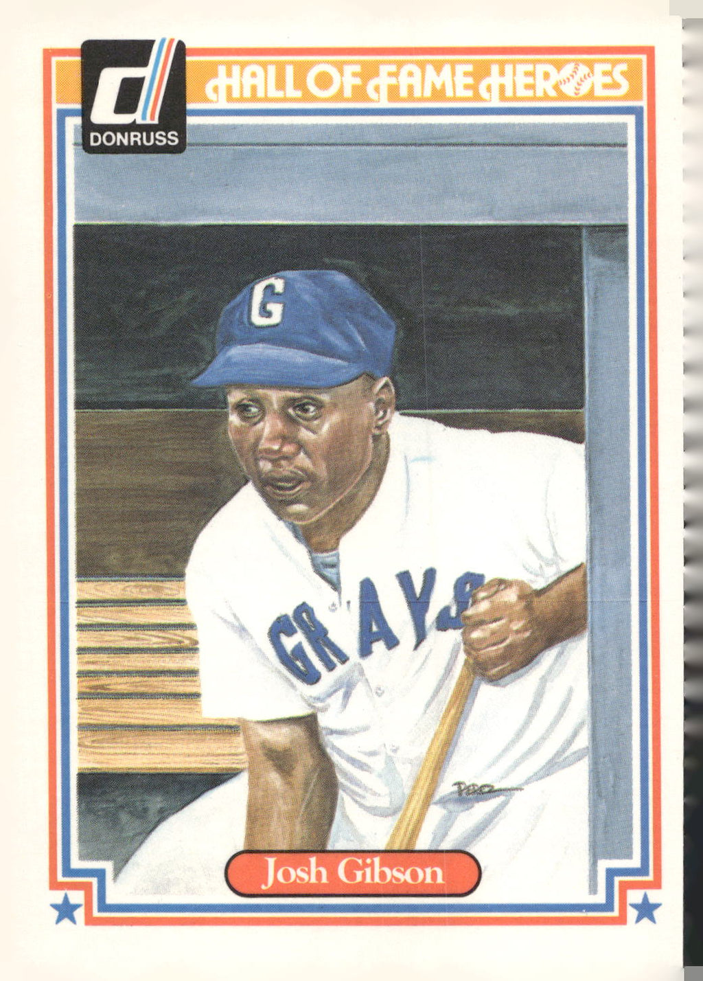 1983 Donruss Hall of Fame Heroes #4 Josh Gibson