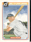 1983 Donruss Hall of Fame Heroes #7 Mickey Mantle