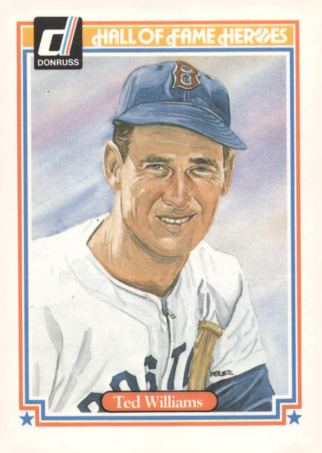 1983 Donruss Hall of Fame Heroes #9 Ted Williams