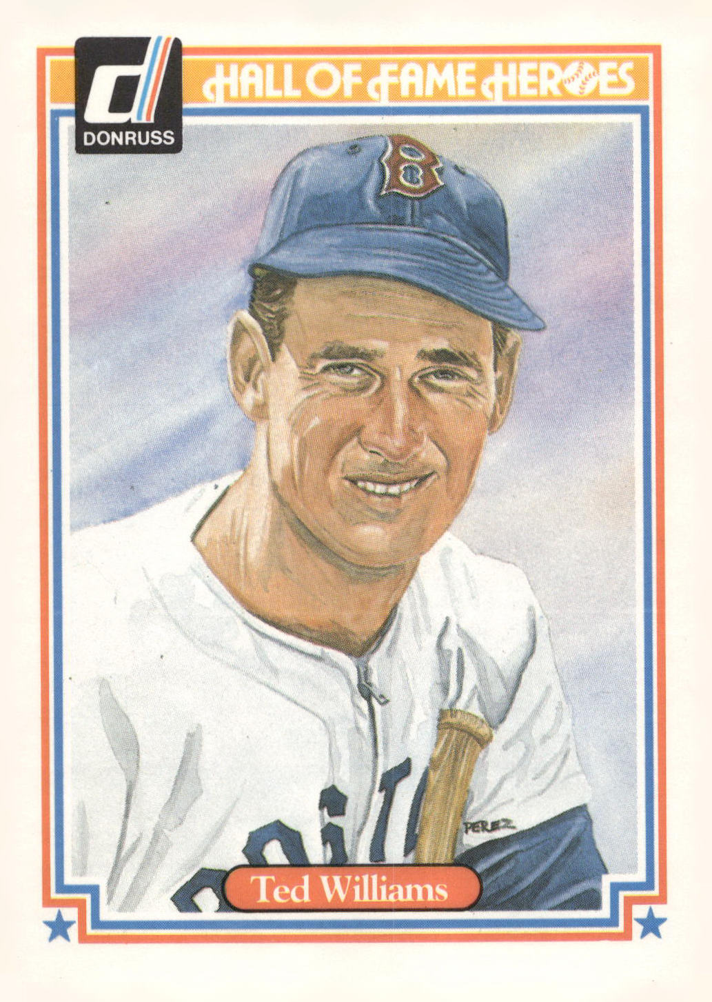 1983 Donruss Hall of Fame Heroes #9 Ted Williams