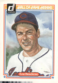 1983 Donruss Hall of Fame Heroes #12 Lou Boudreau